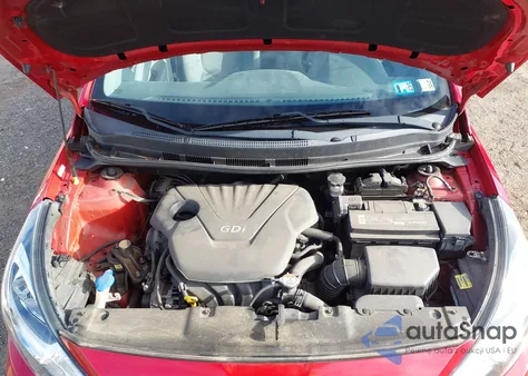 2014 Hyundai Accent Gls from USA, damaged, VIN KMHCT4AE8EU610102